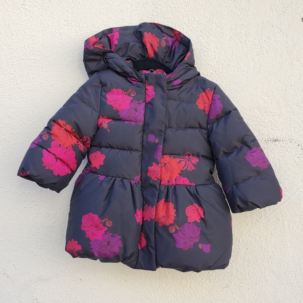 Baby Gap Floral Puffer Coat